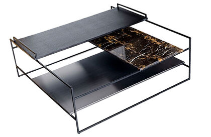 Architect coffee table large black