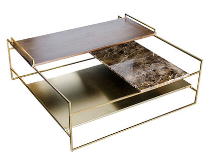 Architect coffee table large messing