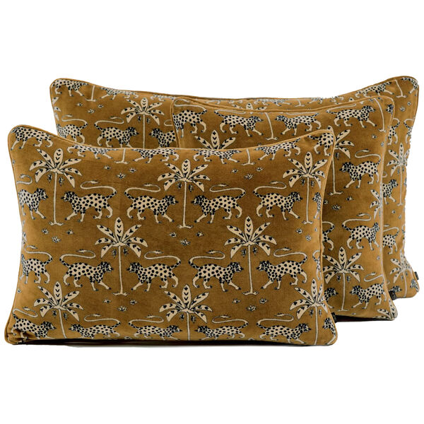 Beria Kussen  fluweel - gold - 40x60 cm
