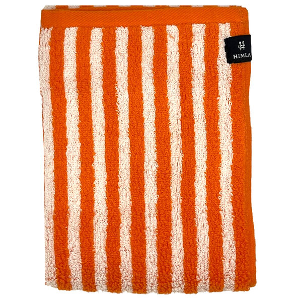 Biarritz handdoek 50x70 cm flame/white - set van 2