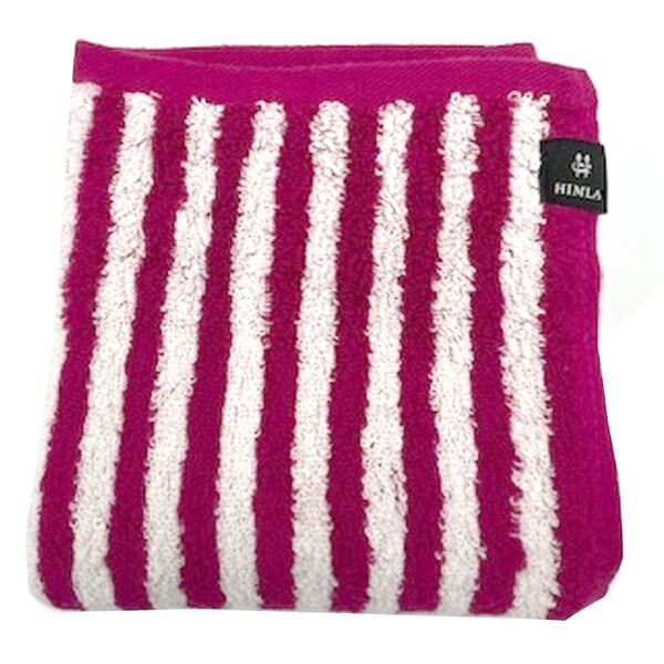 Biarritz handdoek 50x70 cm passion/white - set van 3