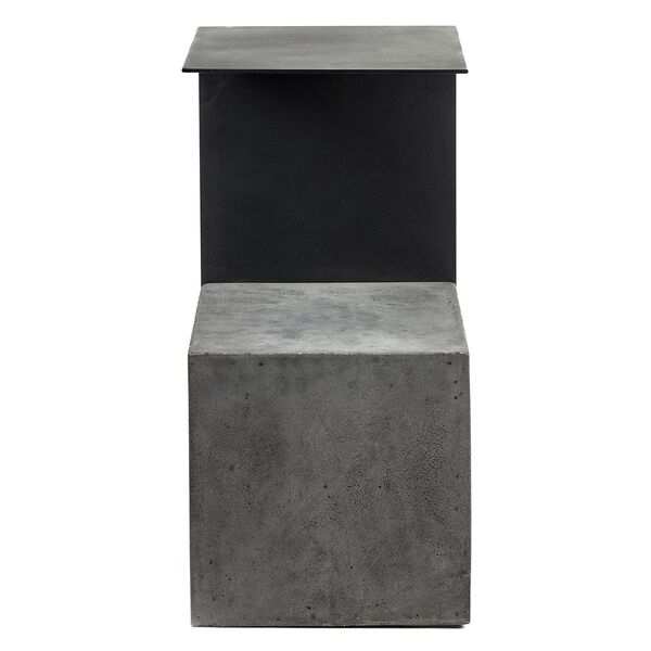 Bijzettafel beton staal