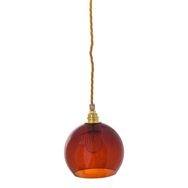 Bollamp glas rust 15,5 cm