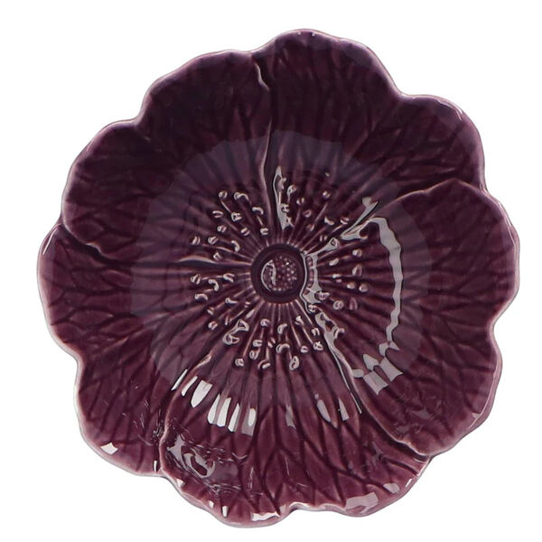 Bordallo Pinheiro bowltje  Flora L purple  -  4 stuks