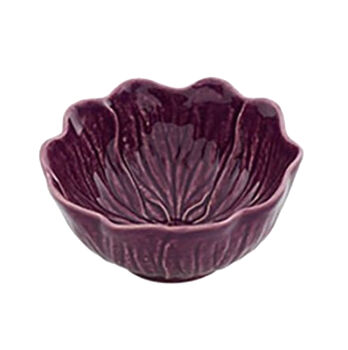Bordallo Pinheiro bowltje  Flora S purple 12,5 cm - 4 stuks