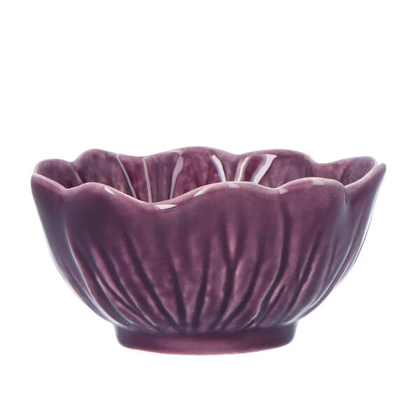 Bordallo Pinheiro bowltje Flora S purple 12,5 cm - 4 stuks