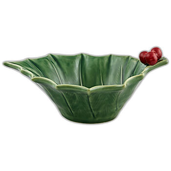 Bordallo Pinheiro Schaal diep - Holly - Groen - 21 cm