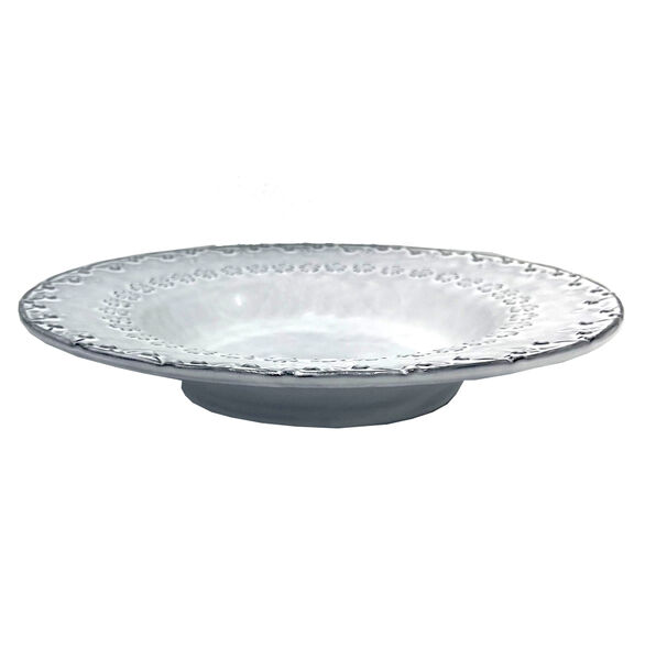 Bordallo Pinheiro soepbord  Flora  antique white -  4 stuks