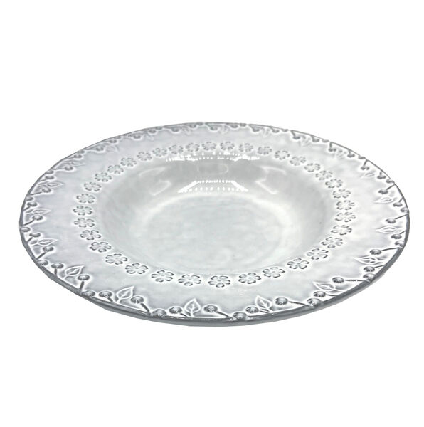 Bordallo Pinheiro soepbord  Flora  antique white -  4 stuks