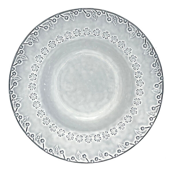 Bordallo Pinheiro soepbord  Flora L antique white -  4 stuks