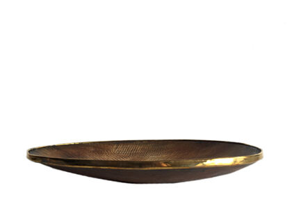 Bowl flat gold