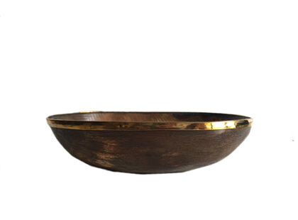 Bowl oval gold