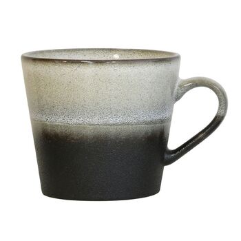 Ceramic 70's cappuccino mok rock