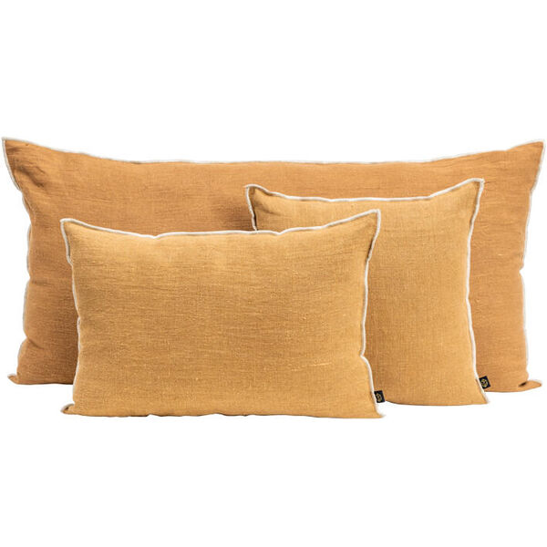 Chennai linnen kussen tabac 55x110 cm