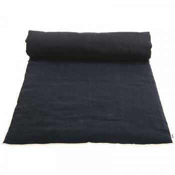 Chennai linnen sprei noir - 85x200 cm