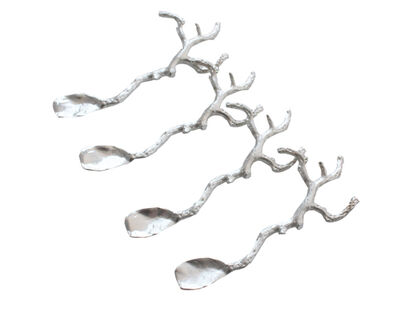 Coral spoon set van 4 