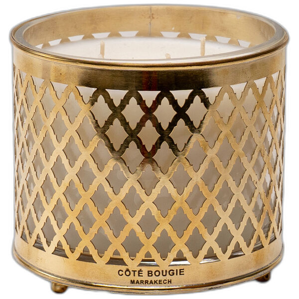 Côté Bougie geurkaars Dinanderie Merinide - Bois de Riad - M