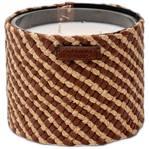 Côté Bougie geurkaars Raphia Cuir May- Amber -L