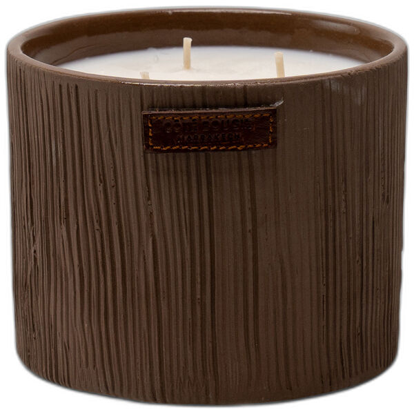 Côté Bougie geurkaars  Striee Grise - Oud/Santal - L