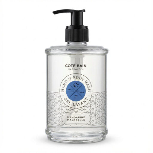 Côté Bougie Hand en Body zeeppompje - mandarine - 370 ml
