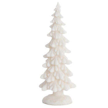 Decoratieve kerstboom offwhite - 35 cm