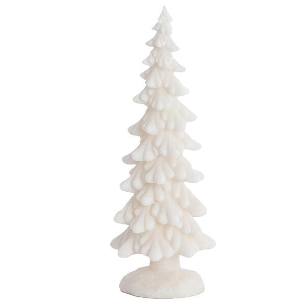 Decoratieve kerstboom offwhite - 35 cm