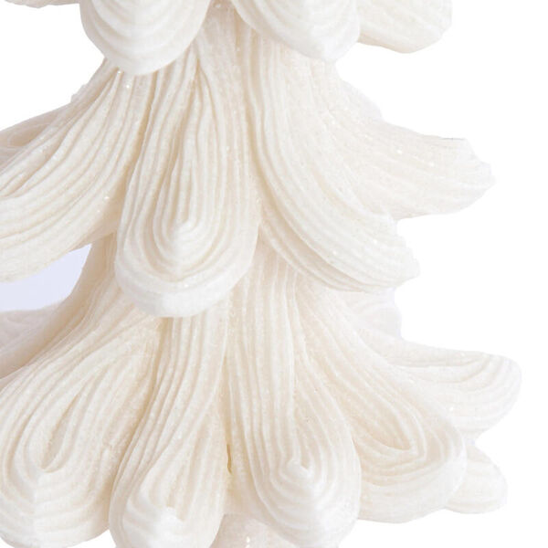 Decoratieve kerstboom offwhite - 42 cm