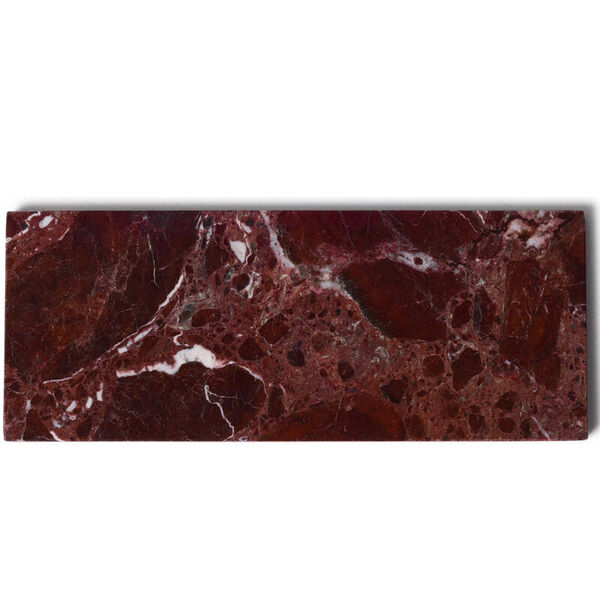 Dienblad marmer burgundy large