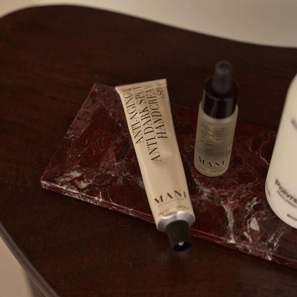 Dienblad marmer burgundy large