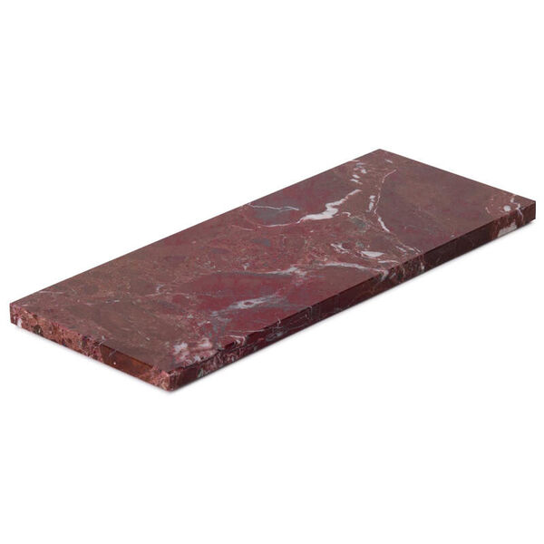 Dienblad marmer burgundy large