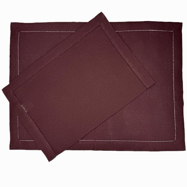 Ebba placemat aubergine - set van 2