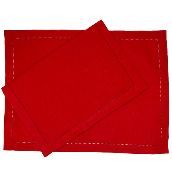 Ebba placemat red, set van 2
