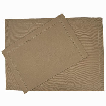 Ebba placemat tan - set van 2