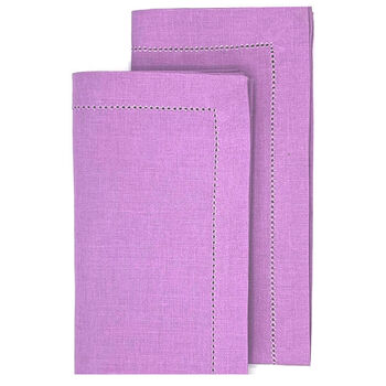 Ebba servet orchid set van 2