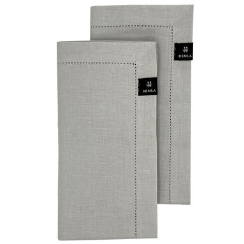 Ebba servet pearl set van 2