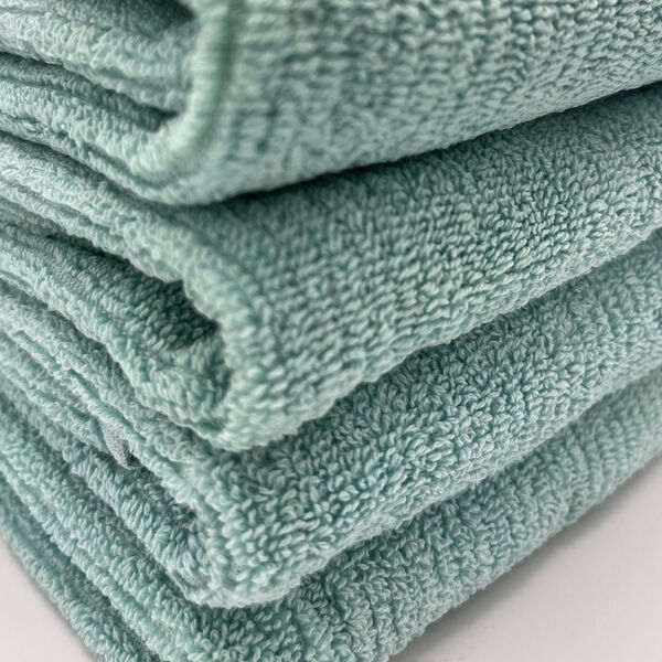Ella handdoek aqua 70x50 cm - set van 4