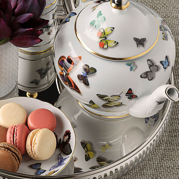 Espresso/koffiekop en -schotel Butterfly Parade - by Christian Lacroix