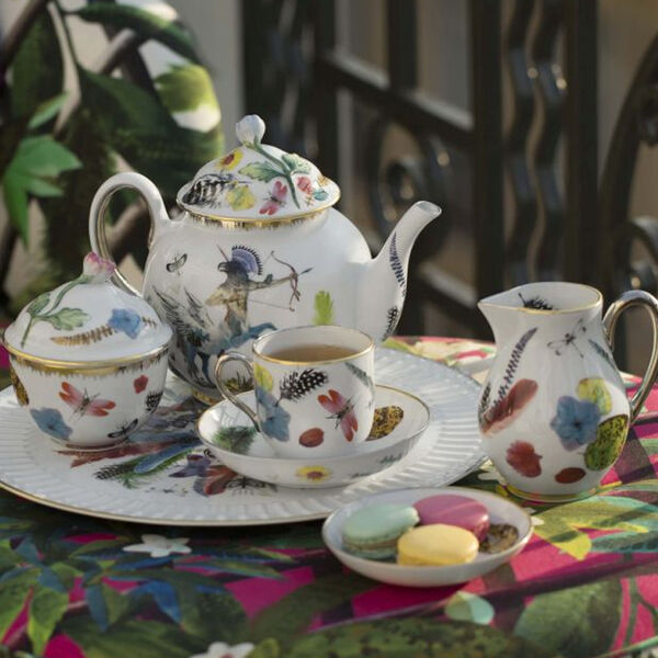 Espressokop en - schotel Caribe - by Christian Lacroix