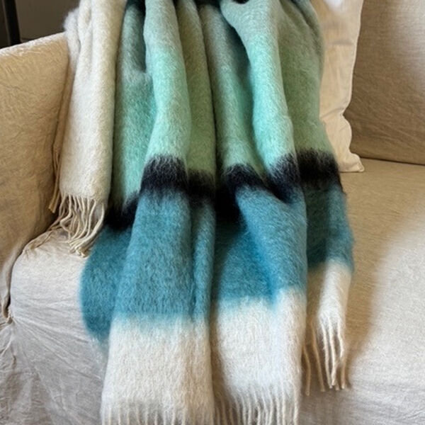 Ezcaray Mohair Plaid Serenity SE-37