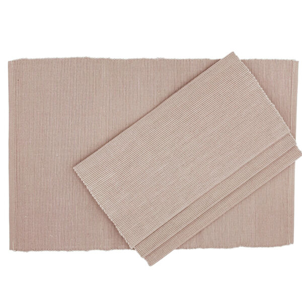 Fina placemat abricot - set van 4 