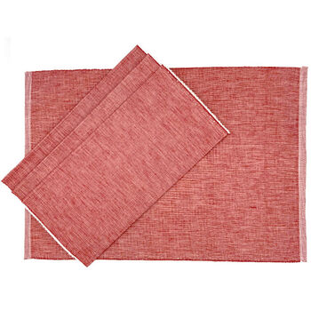 Fina placemat red - set van 4 