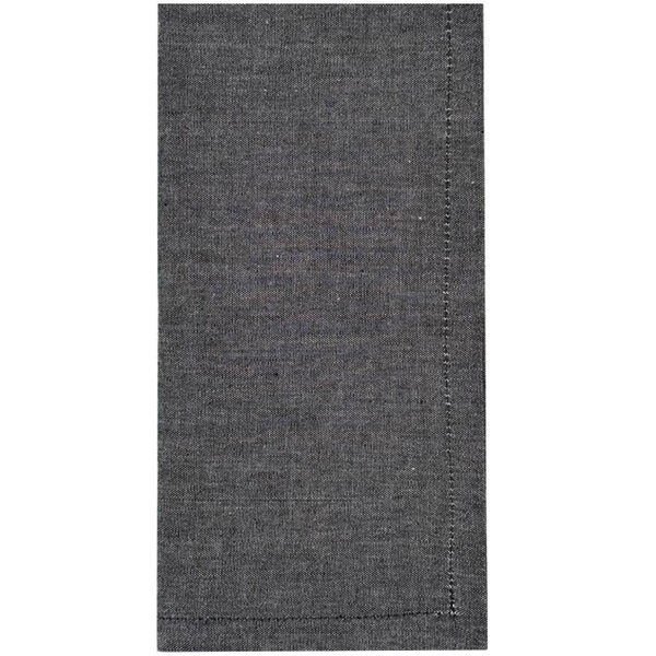 Fina servet black -  set van 4