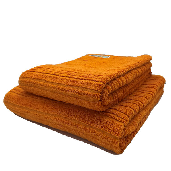 Happy handdoek 70x140 en 100x150 cm mango - set van 2
