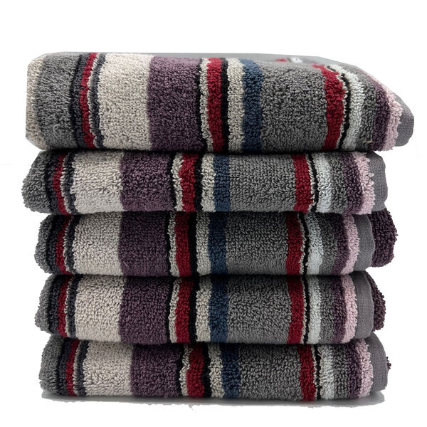 Happy handdoek multi fig 50x70 cm - set van 4