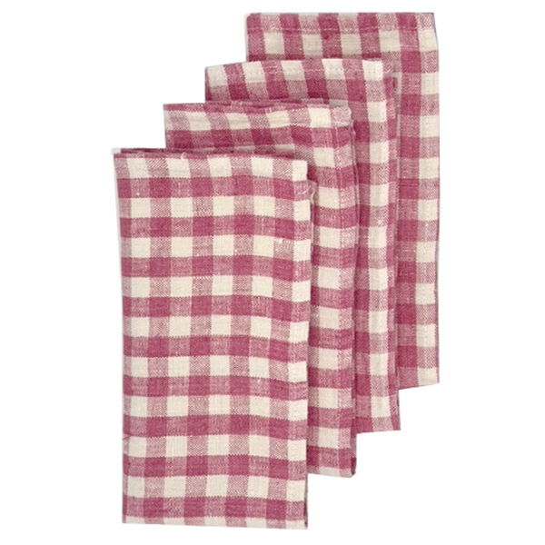 Hedda servet cyklamen set van 4
