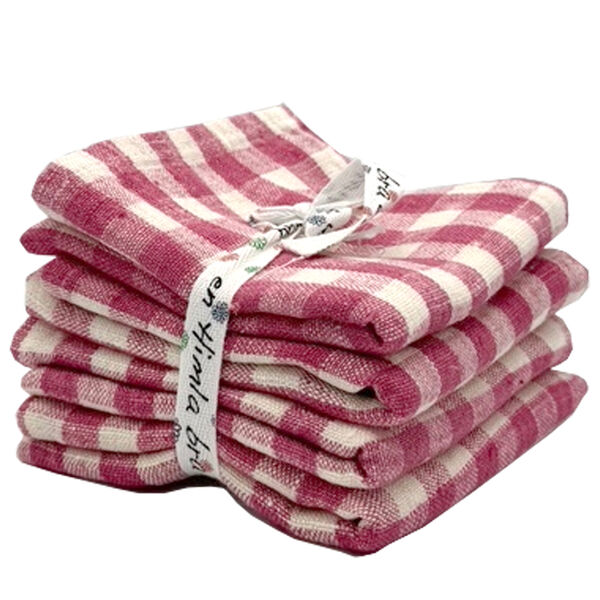 Hedda servet cyklamen set van 4