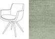 Hoxton eetkamerstoel fluweel avignon 325 - bleachygreen