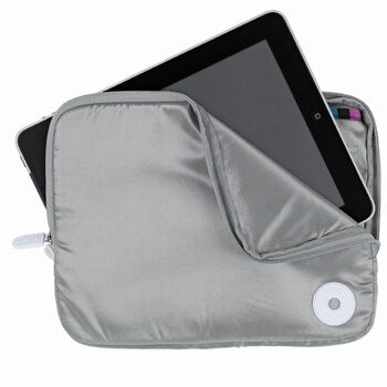 iPad-tablet hoes shiny silver