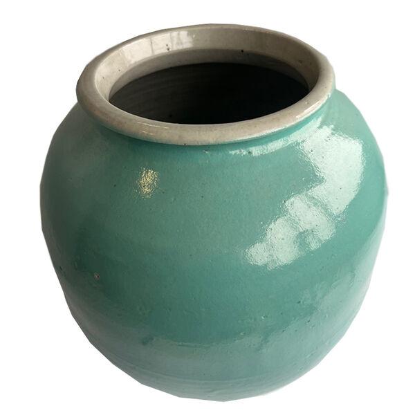 Keramische Turquise pot