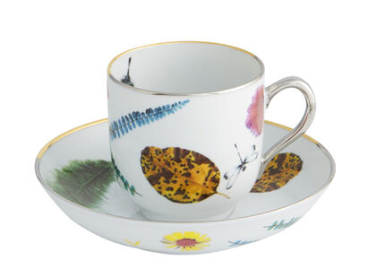 Koffie/theekop en -schotel Caribe - by Christian Lacroix